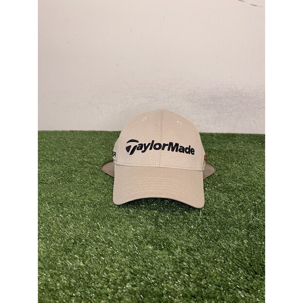 Taylor Made hat cap strap back tan lighweight burner R9 golf adjustable mens